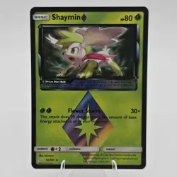 Pokemon Shaymin Prism Holo Rare S&M Team Up 10/181 - Image 1