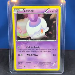 Pokemon TCG Litwick BW27 Black & White Promo Holo EN Basic 50 HP - Image 1