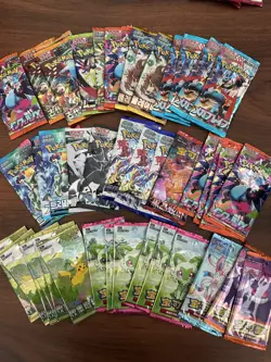 🎁 Pokemon Mystery Box – 7 Sealed Booster Packs (Includes BONUS Pack for Gift) - Image 4