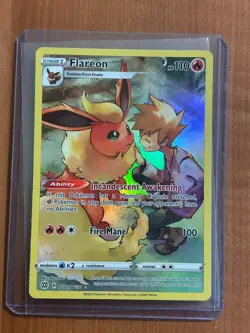 Flareon TG01/TG30 Holo Brilliant Stars Trainer Gallery Pokemon Holo NM - Image 5