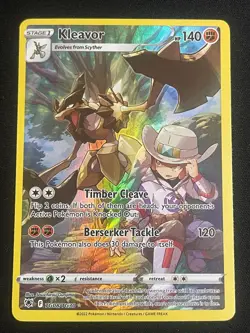 Pokemon Kleavor Ultra Rare SWSH10: Astral Radiance Trainer Gallery TG08/TG30 LP - Image 1