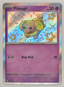 Fidough SVP 069 Black Star Promo English NM Pokemon TCG - Image 1