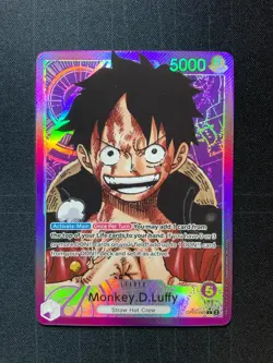 One Piece TCG Monkey.D.Luffy (060) (Alternate Art) (OP05-060) NM - Image 1