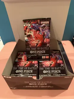 ONE PIECE - Op 16 The Time Of Battle DEAD Booster Packs - 13 Packs - SHIPS FAST - Image 1