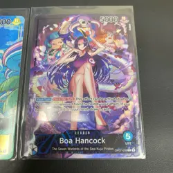 One Piece - Monkey.D.Luffy OP07-109 TR + Boa Hancock OP07-038 Alt Art BOTH NM - Image 2