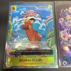 One Piece - Monkey.D.Luffy OP07-109 TR + Boa Hancock OP07-038 Alt Art BOTH NM - Image 3