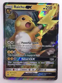 Raichu GX 29/73 Shining Legends Holo - Pokemon TCG English NM - Image 1