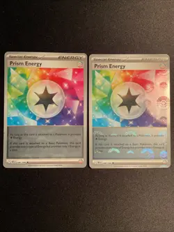 Pokemon TCG - 2x Prism Energy - 086/086 - (Poke Ball Pattern) - Black Bolt - NM - Image 1