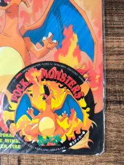 Tomy Pokemon Plastic Sheet Sticker Charizard Art Pencil Board - Image 4