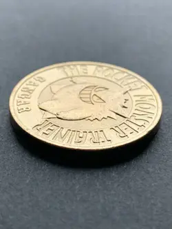 Gengar NO.094 Pokemon Battle Coin Medal 1997 Japan Pokemon RARE Nintendo Gold - Image 5