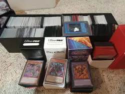 Yugioh Collection over 3000 cards 4 complete decks mixed rarity and condition - Image 1