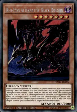 Red-Eyes Alternative Black Dragon - Prismatic Secret Rare TN19-EN005 NM YuGiOh - Image 1