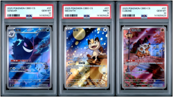 Pokemon CHN Exclusive Gengar/Cubone/Meowth Vol.3 *(3)Pcs PSA10 Sequential Number - Image 1