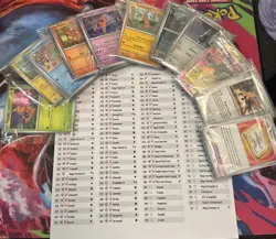 Pokemon Chaos Rising Master Base Set 100% Complete (162) Holo, Reverse & EX - Image 1