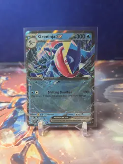 Pokemon TCG Stellar Crown Greninja EX 041/142 Double Rare - Image 1