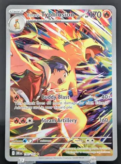 Pokemon Ethan's Typhlosion #190/182 English Destined Rivals Illustration Rare - Image 1