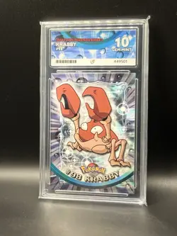 ACE 10 Krabby #98 2000 Topps Pokemon Series 2 (NOT PSA) - Image 1