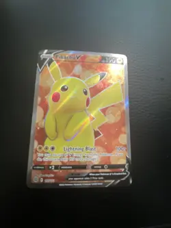 Pokemon TCG Pikachu V Sword & Shield: Brilliant Stars 157/172 Holo Ultra Rare - Image 2