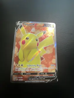 Pokemon TCG Pikachu V Sword & Shield: Brilliant Stars 157/172 Holo Ultra Rare - Image 3