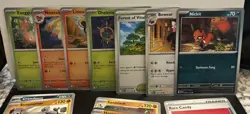Pokemon TCG ME01 Mega Evolution Bulk Lot 65+ Commons Uncommon NM Kyogre Holo - Image 3