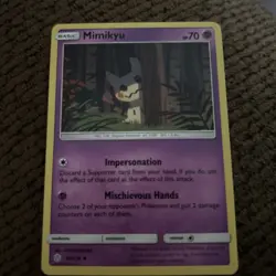 Pokemon Tcg Sun & Moon Cosmic Eclipse Mimikyu 96/236 Uncommon Pack Fresh Mint!💎 - Image 1