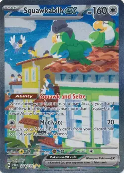 Squawkabilly ex - 264/193 Special Illustration Rare Paldea Evolved Pokemon TCG - Image 1