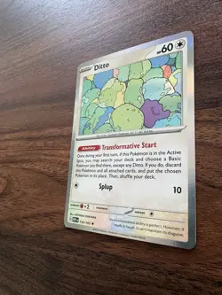 Ditto 132/165 Rare 151 Pokemon Holo NM - Image 4