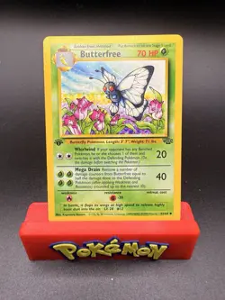 [LP+/NM] 1999 Pokemon Jungle Butterfree 1st Edition #33/64 Uncommon - Image 1
