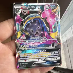 Pokemon TCG Alolan Muk GX Holo Ultra Rare Full Art Burning Shadows 84/147 EN - Image 1