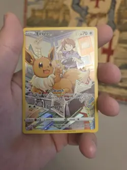 Pokemon TCG Eevee TG11/TG30 Brilliant Stars Ultra Rare Full Art Holo 70HP NM - Image 1