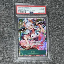 2024 One Piece JPN PSA 10 Gem Mint Yamato Alternate Art PRB01 #OP01-121 SEC - Image 1