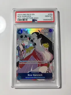 PSA 10 Gem Mint Boa Hancock Gift Collection Promo 2023 One Piece OP02-059 ENG - Image 1