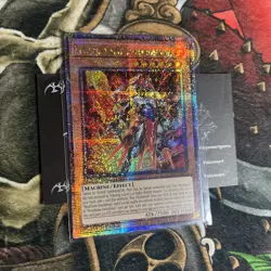 Yugioh! Metalflame Swordsman SUDA-EN014 Quarter Century Secret Rare 1st Ed NM - Image 2