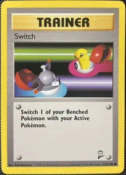Switch 123/130 Base Set 2 Regular - Pokemon Card - Image 1