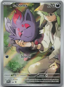N's Zorua - Holo Promo SV: Scarlet & Violet Promo Cards 189 NM - Image 1