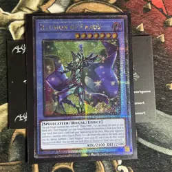 YUGIOH! ** ILLUSION OF CHAOS ** QUARTER CENTURY SECRET RARE NM RA03-EN083 - Image 1