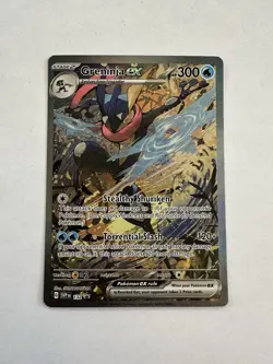 Greninja ex 132 Sv: Scarlet & Violet Black Star Promo Cards Holo 2024 NM - Image 1