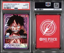 PSA 10 Monkey D Luffy Readerpsa10 One Piece Card Japanese - Image 1