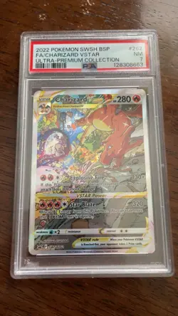Charizard VSTAR SWSH262 SWSH: Sword & Shield Promo Cards Holo PSA 7 - Image 1