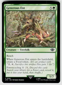 Generous Ent - 169 - NM - Universes Beyond: The Lord of the Rings - Image 1