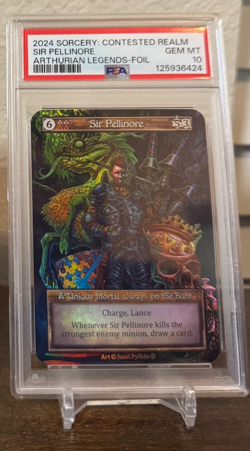 Sorcery Contested Realm - Arthurian Legends - Sir Pellinore Foil PSA 10 - Image 1