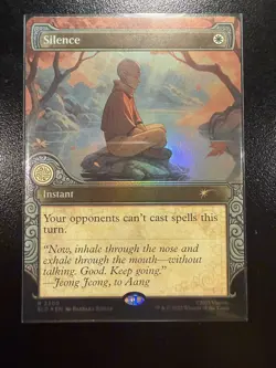Silence (2300) (Rainbow Foil) Secret Lair Drop Foil - Image 1
