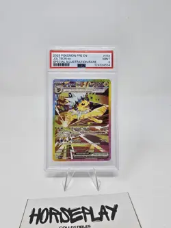2025 POKEMON PRE SAR Alt Full Art EN-PRISMATIC EVOLUTIONS #153 JOLTEON EX PSA 9 - Image 1