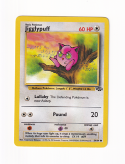 Jigglypuff 54/64 Jungle Unlimited Common Pokemon WOTC Vintage Near Mint NM - Image 1