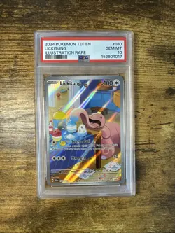 PSA 10 Lickitung 180/162 Temporal Forces Pokemon TCG English - Image 1