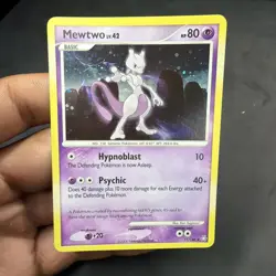Pokemon TCG Legends Awakened Mewtwo HOLO BLEED HOLO SWIRL 11/146 LP - Image 1