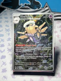 Pokemon Shedinja 144/132 Illustration Rare Paradox Rift Full Art NM - Image 1
