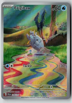 Frigibax 208/193 Illustration Rare Paldea Evolved Pokemon NM - Image 1