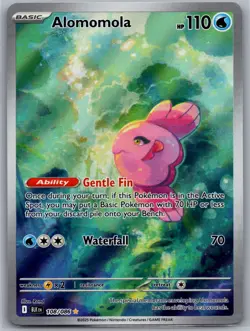 Pokemon TCG Black Bolt Alomomola Illustration Rare 108/086 - Image 1
