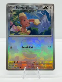 Pokemon TCG Buneary (Master Ball Pattern) - 083/131 - SV: Prismatic Evolutions - Image 1